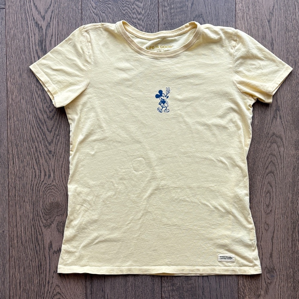 Life Is Good Peace Mickey Tee